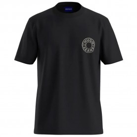 Тениска HUGO Nemodo 10283344 BLUE short sleeve T-shirt - Black (Black) тениска,мъжки,тениски,дамски,тениски,hugo,nemodo,10283344,blue,short,sleeve,t,shirt,black,(black)