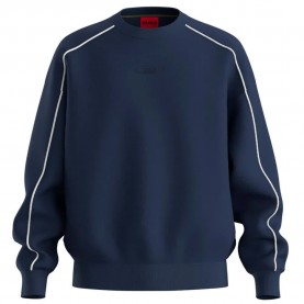 Блуза HUGO Palo 10277510 RED sweatshirt - Blue (Navy) блуза,мъжки,пуловери,hugo,palo,10277510,red,sweatshirt,blue,(navy)