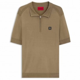 Блуза HUGO Sayfong 5 10280215 RED sweater - Brown (Beige Overflow) блуза,мъжки,пуловери,дамски,пуловери,hugo,sayfong,5,10280215,red,sweater,brown,(beige,overflow)