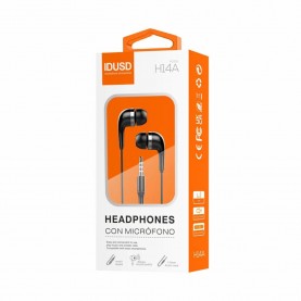 слушалки,слушалки,idusd,h14a,earphones,black,(white)