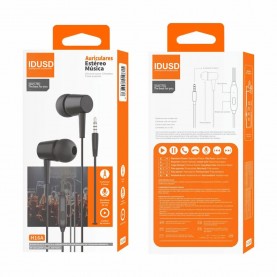 слушалки,слушалки,idusd,h16a,earphones,black,(black)