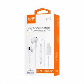 слушалки,слушалки,idusd,h18b,earphones,white,(black)