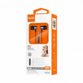 слушалки,слушалки,idusd,h20a,earphones,black,(white)