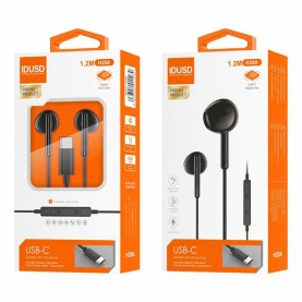 слушалки,слушалки,idusd,h25a,earphones,black,(black)