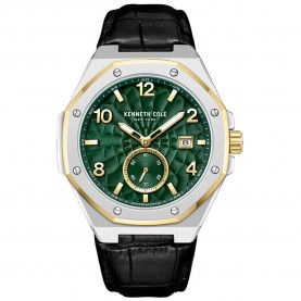 часовник,часовници,kenneth,cole,kcwgx0059003,43mm,3atm,automatic,analogic,watch,silver,(black,green,mineral)