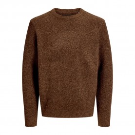 Блуза Jack & jones Blasimon Souffle sweater - Brown (Chocolate Torte / Detail Solid) блуза,мъжки,пуловери,дамски,пуловери,jack,&,jones,blasimon,souffle,sweater,brown,(chocolate,torte,detail,solid)