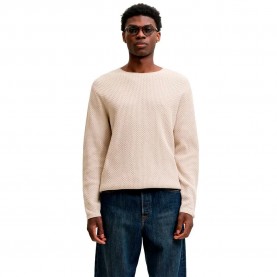 Блуза Jack & jones Blumason sweater - Beige (Silver Lining) блуза,мъжки,пуловери,дамски,пуловери,jack,&,jones,blumason,sweater,beige,(silver,lining)