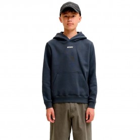 Суичър Jack & jones Club Back Script hoodie - Blue (Outer Space) суичър,детски,блузи,jack,&,jones,club,back,script,hoodie,blue,(outer,space)