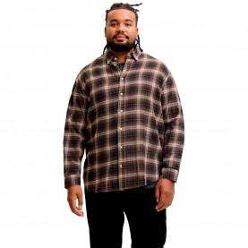 Риза с дълъг ръкав Jack & jones Field Plus Size long sleeve shirt - Brown (Black) риза,с,дълъг,ръкав,дамски,ризи,мъжки,ризи,jack,&,jones,field,plus,size,long,sleeve,shirt,brown,(black)