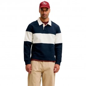 Блуза Jack & jones Frederiksberg Blocking sweatshirt - Blue (Sky Captain) блуза,мъжки,пуловери,jack,&,jones,frederiksberg,blocking,sweatshirt,blue,(sky,captain)