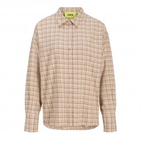 Карирана риза Jack & jones Jamie JJXX long sleeve shirt - Beige (Brindle / Checks) карирана,риза,дамски,ризи,мъжки,ризи,jack,&,jones,jamie,jjxx,long,sleeve,shirt,beige,(brindle,checks)