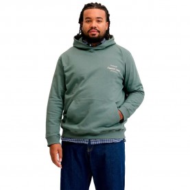 Суичър Jack & jones Norrebro Plus Size hoodie - Green (Laurel Wreath) суичър,мъжки,пуловери,jack,&,jones,norrebro,plus,size,hoodie,green,(laurel,wreath)