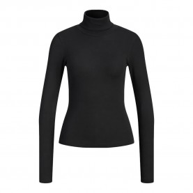 Тениска Jack & jones Star JJXX long sleeve high neck T-shirt - Black (Black) тениска,мъжки,тениски,дамски,тениски,jack,&,jones,star,jjxx,long,sleeve,high,neck,t,shirt,black,(black)