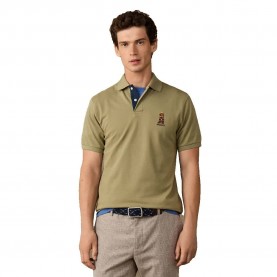 Hackett HM5600238 short sleeve polo - Green (Vintage Green) дамски,блузи,с,яка,мъжки,блузи,с,яка,hackett,hm5600238,short,sleeve,polo,green,(vintage,green)
