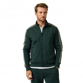 Блуза Hackett HM5800137 full zip sweatshirt - Green (Forest Green) блуза,мъжки,пуловери,hackett,hm5800137,full,zip,sweatshirt,green,(forest,green)