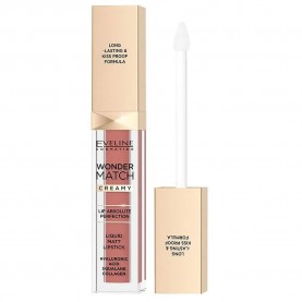 Eveline Wonder Match Creamy Matt No 09 Dream Nude Lip Gloss - Pink специфични,козметични,продукти,eveline,wonder,match,creamy,matt,no,09,dream,nude,lip,gloss,pink