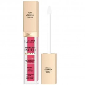 специфични,козметични,продукти,eveline,wonder,match,creamy,matt,no,10,berry,rose,lip,gloss,pink