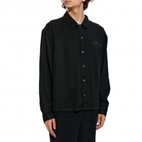 Риза с къс ръкав Allsaints Soul short sleeve shirt - Black (Orca Black) риза,с,къс,ръкав,дамски,ризи,мъжки,ризи,allsaints,soul,short,sleeve,shirt,black,(orca,black)