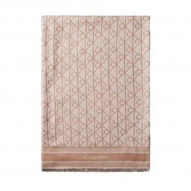 ръкавици,шапки,и,шалове,calvin,klein,emblem,aop,jacquard,handkerchief,beige,(desert,taupe)