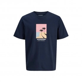 Тениска Jack & jones Califa short sleeve T-shirt - Blue (Navy Blazer) тениска,мъжки,тениски,дамски,тениски,jack,&,jones,califa,short,sleeve,t,shirt,blue,(navy,blazer)