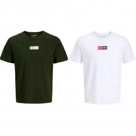 Jack & jones Crisp short sleeve polo 2 units - White / Black (White) дамски,блузи,с,яка,мъжки,блузи,с,яка,jack,&,jones,crisp,short,sleeve,polo,2,units,white,black,(white)