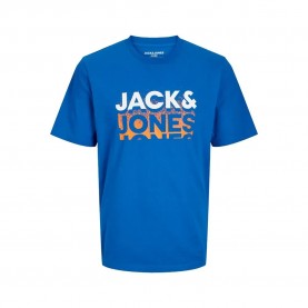 Тениска Jack & jones Gradient short sleeve T-shirt - Blue (Blue Iolite) тениска,мъжки,тениски,дамски,тениски,jack,&,jones,gradient,short,sleeve,t,shirt,blue,(blue,iolite)
