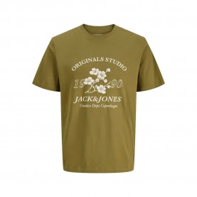 Тениска Jack & jones Juka short sleeve T-shirt - Green (Olive Drab) тениска,мъжки,тениски,дамски,тениски,jack,&,jones,juka,short,sleeve,t,shirt,green,(olive,drab)