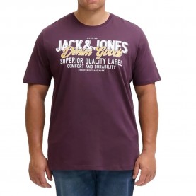 Тениска Jack & jones Logo short sleeve T-shirt - Purple (Plum Perfect) тениска,мъжки,тениски,дамски,тениски,jack,&,jones,logo,short,sleeve,t,shirt,purple,(plum,perfect)