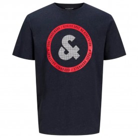 Тениска Jack & jones Rubel short sleeve T-shirt - Blue (Sky Captain) тениска,мъжки,тениски,дамски,тениски,jack,&,jones,rubel,short,sleeve,t,shirt,blue,(sky,captain)