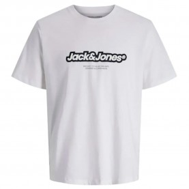 Тениска Jack & jones Vesterbro Newton Branding short sleeve T-shirt - White (Bright White) тениска,мъжки,тениски,дамски,тениски,jack,&,jones,vesterbro,newton,branding,short,sleeve,t,shirt,white,(bright,white)