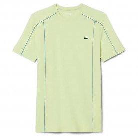 Тениска Lacoste Ultra-Dry Pique Graphic Logo short sleeve T-shirt - Yellow (Sencha) тениска,мъжки,тениски,дамски,тениски,lacoste,ultra,dry,pique,graphic,logo,short,sleeve,t,shirt,yellow,(sencha)