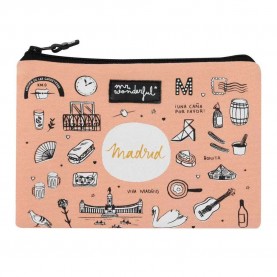 Несесер Mr wonderful Madrid wash bag - Orange (Red) несесер,тоалетни,принадлежности,mr,wonderful,madrid,wash,bag,orange,(red)