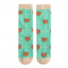чорапи,мъжки,чорапи,дамски,чорапи,mr,wonderful,red,panda,socks,green,(orange)