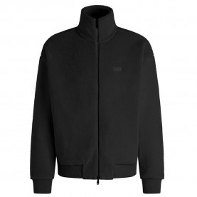 блуза,мъжки,пуловери,boss,50569780,green,full,zip,sweatshirt,black,(black)
