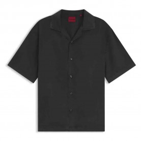 риза,с,къс,ръкав,дамски,ризи,мъжки,ризи,hugo,exolino,10278363,red,short,sleeve,shirt,black,(black)