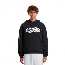 Суичър Urban classics Elliptical hoodie - Black (Black) суичър,мъжки,пуловери,urban,classics,elliptical,hoodie,black,(black)