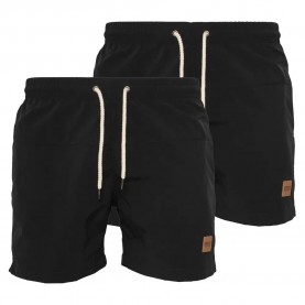 Бански гащета Urban classics TB1026A swimming shorts 2 units - Black (Black / Black / Black / Black) бански,гащета,мъжки,бански,костюми,urban,classics,tb1026a,swimming,shorts,2,units,black,(black,black,black,black)