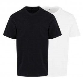 Тениска Urban classics TB7746A short sleeve T-shirt 2 units - White / Black (Black / White) тениска,мъжки,тениски,дамски,тениски,urban,classics,tb7746a,short,sleeve,t,shirt,2,units,white,black,(black,white)
