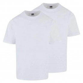 Тениска Urban classics TB8012A short sleeve T-shirt 2 units - White (White / White) тениска,мъжки,тениски,дамски,тениски,urban,classics,tb8012a,short,sleeve,t,shirt,2,units,white,(white,white)