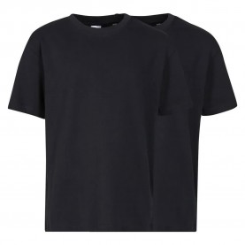Тениска Urban classics UCK8872A Oversized short sleeve T-shirt 2 units - Black (Black / Black) тениска,мъжки,тениски,дамски,тениски,urban,classics,uck8872a,oversized,short,sleeve,t,shirt,2,units,black,(black,black)