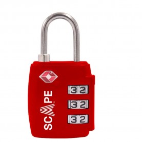 Scape travel E0116 padlock - Red (Red) други,аксесоари,scape,travel,e0116,padlock,red,(red)