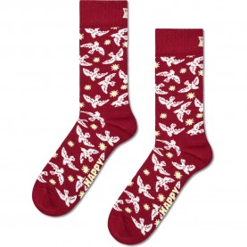 Чорапи Happy socks Dove crew socks - Red (Red / White) чорапи,мъжки,чорапи,дамски,чорапи,happy,socks,dove,crew,socks,red,(red,white)