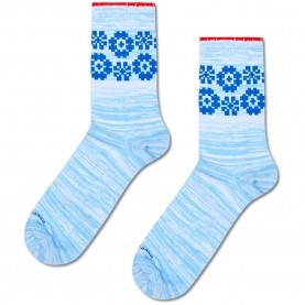 Чорапи Happy socks Flower Bord Sneaker crew socks - Blue (Light Blue) чорапи,мъжки,чорапи,дамски,чорапи,happy,socks,flower,bord,sneaker,crew,socks,blue,(light,blue)