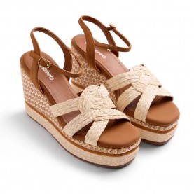 Сандали на платформа Gioseppo Karatina wedge sandals - Brown (Brown) сандали,на,платформа,дамски,сандали,и,чехли,gioseppo,karatina,wedge,sandals,brown,(brown)