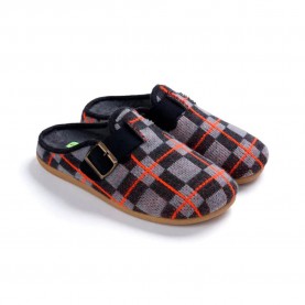 Пантофи Hot potatoes 80951 slippers - Black / Grey (Grey / Gray) пантофи,мъжки,пантофи,дамски,пантофи,hot,potatoes,80951,slippers,black,grey,(grey,gray)