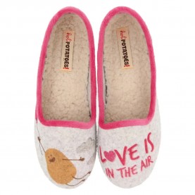 Пантофи Hot potatoes Mustvee slippers - White / Grey (Grey / Gray) пантофи,мъжки,пантофи,дамски,пантофи,hot,potatoes,mustvee,slippers,white,grey,(grey,gray)