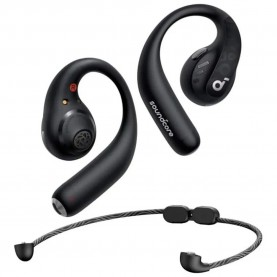 Слушалки Soundcore AeroFit Pro Wireless Sport Headphones - Silver (Black) слушалки,слушалки,soundcore,aerofit,pro,wireless,sport,headphones,silver,(black)