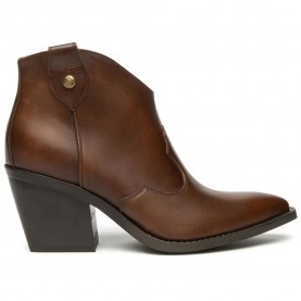 Nero giardini I513920D heel booties - Brown (Dark Brown) дамски,боти,мъжки,боти,nero,giardini,i513920d,heel,booties,brown,(dark,brown)