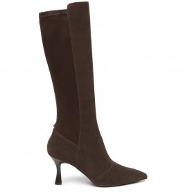 Обувки Nero giardini I614482DE heel boots - Brown (Dark Brown) обувки,дамски,боти,мъжки,боти,nero,giardini,i614482de,heel,boots,brown,(dark,brown)