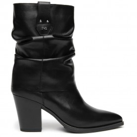 Обувки Nero giardini I617146D heel boots - Black (Black) обувки,дамски,боти,мъжки,боти,nero,giardini,i617146d,heel,boots,black,(black)